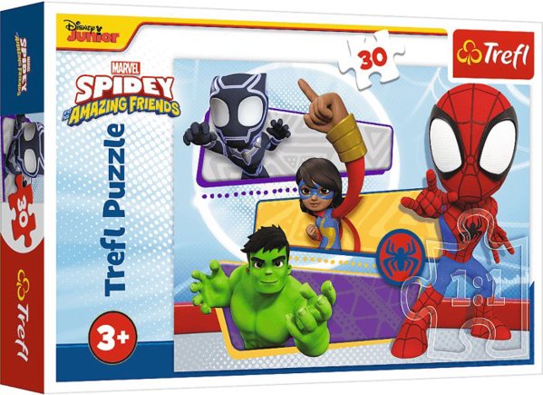 PUZZLE 30EL TREFL ODWAZNY SPIDEY PUD20