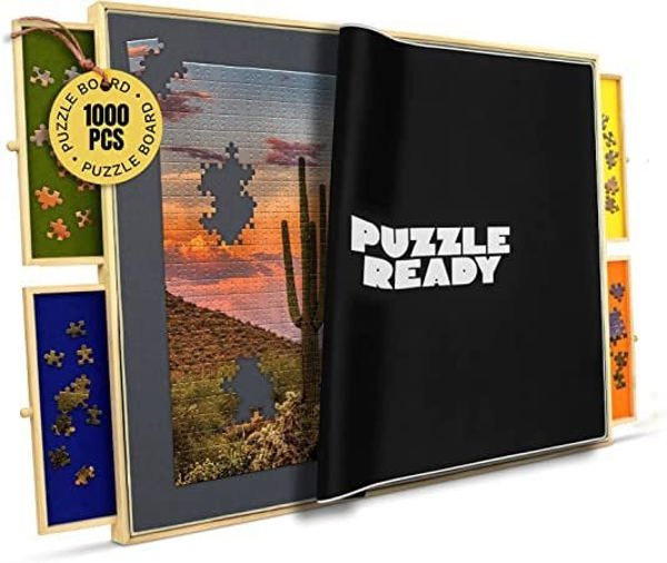 Puzzle Ready - Ξύλινος πίνακας παζλ, 1000 κομμάτια