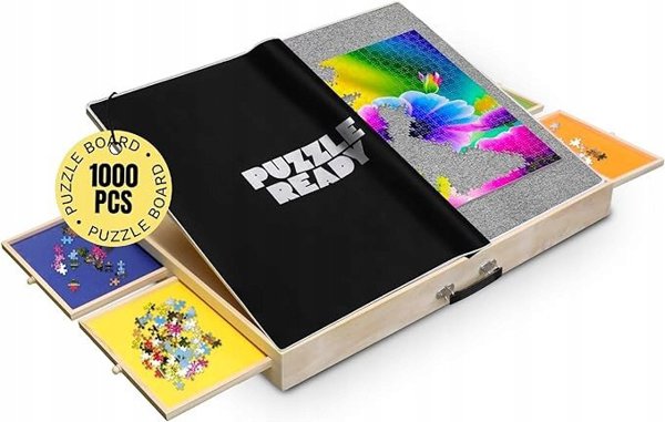 Puzzle Ready - Ξύλινος πίνακας παζλ, 1000 κομμάτια