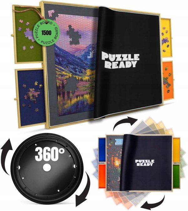 Puzzle Ready - Επιτραπέζιο παζλ με πόδια, 1500 κομμάτια