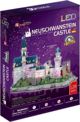 National Geographic 3D Παζλ Κάστρο Neuschwanstein με LED Φωτισμό, 128 Κομμάτια - L174H