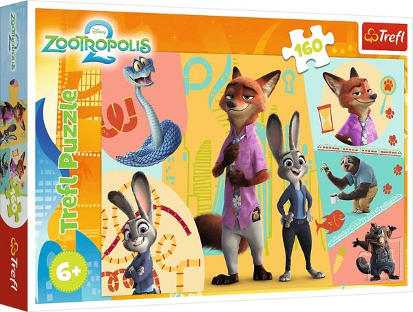 PUZZLE 160 Razem w Zootopii / Disney 15429