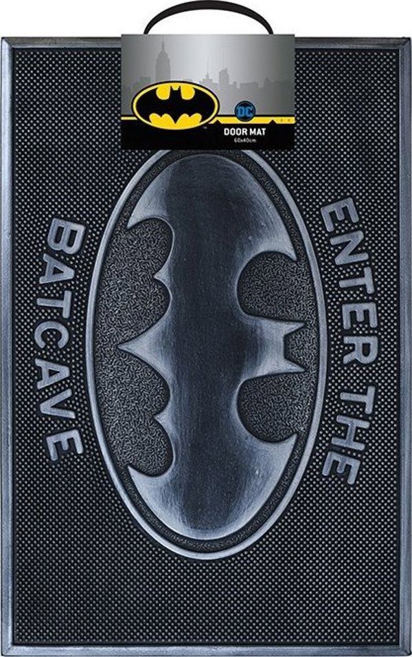 Pyramid Χαλάκι Εισόδου Batman Welcome To The Batcave, Αντιολισθητικό Χαλί για Εσωτερικούς Χώρους
