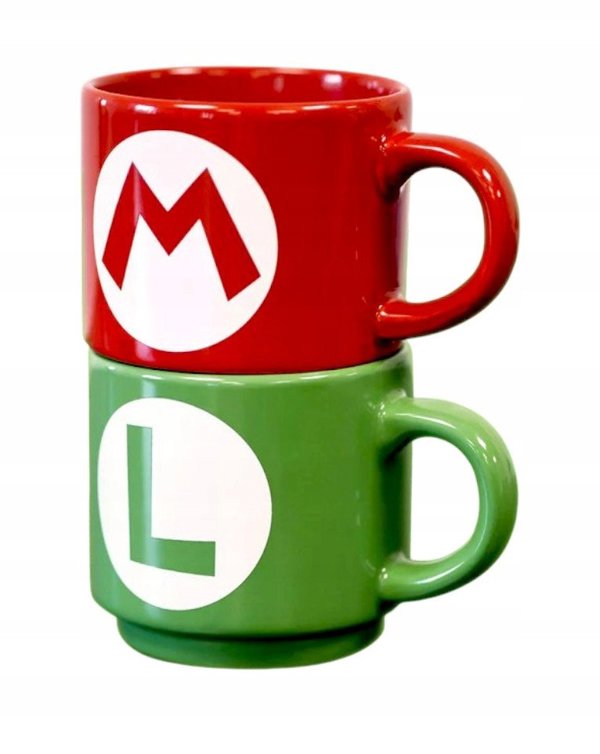 Pyramid Σετ Κούπες Super Mario Mario και Luigi