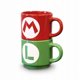 Pyramid Σετ Κούπες Super Mario Mario και Luigi