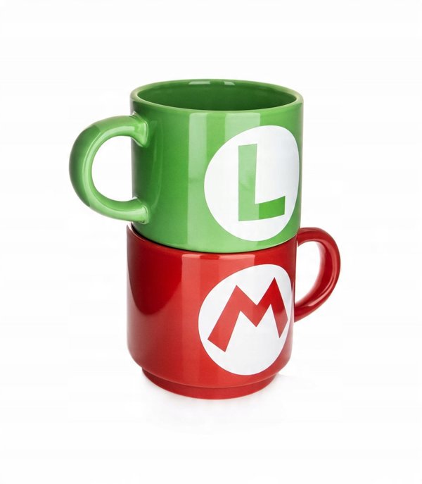 Pyramid Σετ Κούπες Super Mario Mario και Luigi