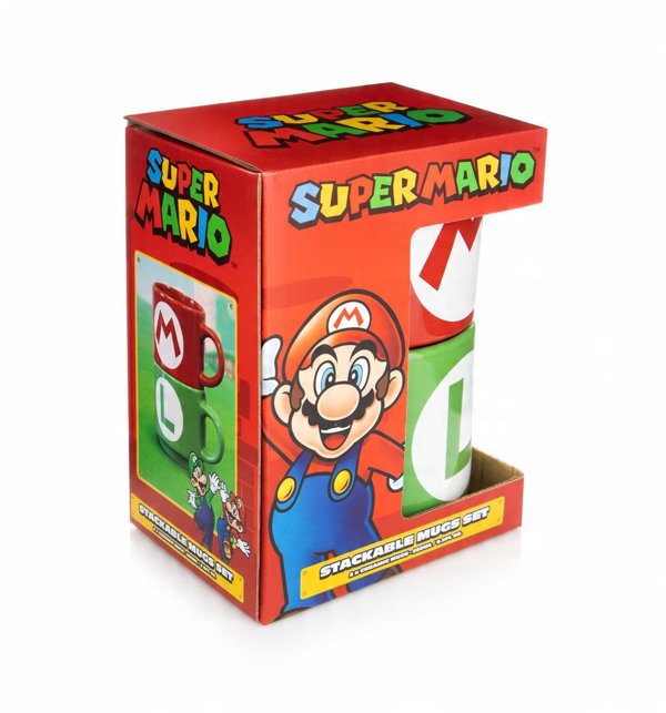 Pyramid Σετ Κούπες Super Mario Mario και Luigi