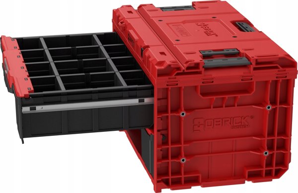 Qbrick Tool box with drawers Qbrick System ONE 2.0 DRAWER 2 Plus TOOLBOX EXPERT RED Ultra HD Custom