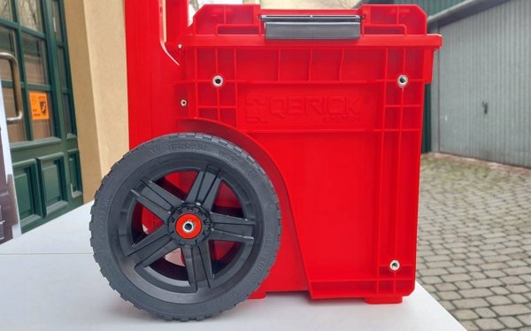 Qbrick QBRICK PRIME tool box with wheels RED