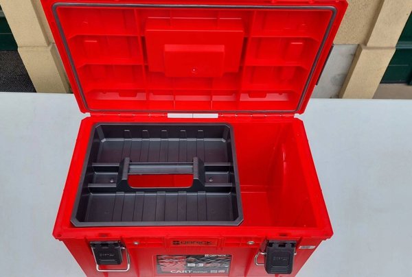 Qbrick QBRICK PRIME tool box with wheels RED