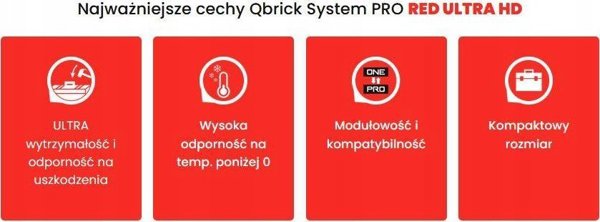 Θήκη εργαλείων τεχνικού QBRICK PRO 2.0 RED
