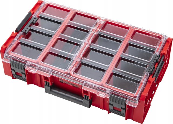 Qbrick QBRICK ONE κουτί κοσμημάτων 2XL 2.0 ΚΟΚΚΙΝΟ + προσαρμογέας (2 τεμ.)