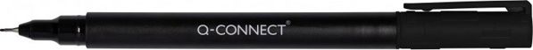 Μαρκαδόρος Q-Connect για CD/DVD, Λεπτή Μύτη 0,4mm, Μαύρος