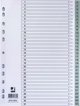 Q-Connect Διαχωριστικά Αρχειοθέτησης A4, 1-31, PP, 225x297mm, 31 Φύλλα, Γκρι