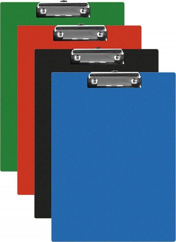 Q-Connect Clipboard A5, Πλαστικό PVC, Μεταλλικός Συνδετήρας, Μίγμα Χρωμάτων