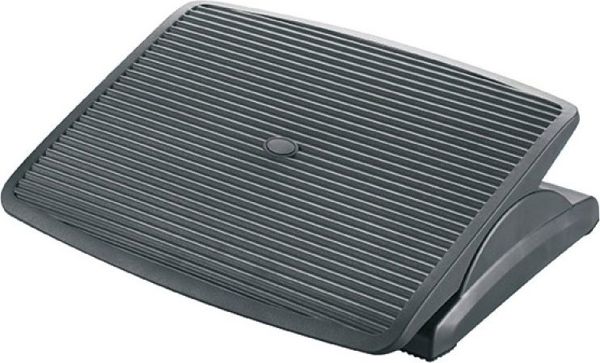 Q-Connect Υποπόδιο Γραφείου Ρυθμιζόμενο, 450x340x115mm, Αντιολισθητικό, Μαύρο