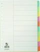 Q-Connect Διαχωριστικά Αρχειοθέτησης A4, Χαρτόνι, 10 Φύλλα, Μίξη Χρωμάτων, 223x297mm