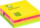 Q-Connect Αυτοκόλλητο σημειωματάριο Q-CONNECT Brilliant, 76x76mm, 1x320 φύλλα, νέον