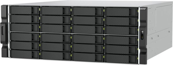 QNAP TS-H2477XU-RP - NAS-Server - 24 Schachte - Rack - einbaufahig - SATA 6Gb/s - RAID 0, 1, 5, 6, 10, 50, 60, JBOD - RAM 32 GB - Gigabit Ethernet / 2.5 Gigabit Ethernet / 10 Gigabit Ethernet - iSCSI Support - 4U