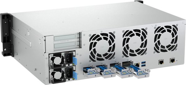 QNAP TS-h1655XeU-RP-8G | 16-δίσκος NAS Server, Intel, 8GB RAM, 2x 10Gb Base-T, RP, Κουτί RACK