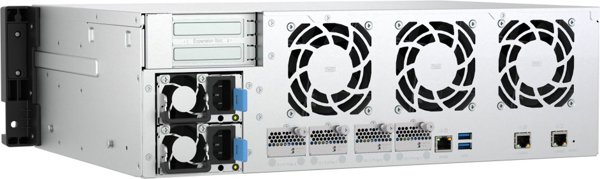 QNAP TS-h1655XeU-RP-8G | 16-δίσκος NAS Server, Intel, 8GB RAM, 2x 10Gb Base-T, RP, Κουτί RACK