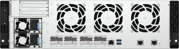 QNAP TS-h1655XeU-RP-8G | 16-δίσκος NAS Server, Intel, 8GB RAM, 2x 10Gb Base-T, RP, Κουτί RACK
