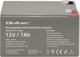 Qoltec Akumulator AGM | 12V | 7Ah | max. 105A | Security