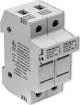 Qoltec Βάση Ασφάλειας για Φωτοβολταϊκά 2P, 1000V, 20A, 10x38mm, με Ασφάλεια DC