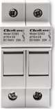 Qoltec Βάση Ασφάλειας για Φωτοβολταϊκά 2P, 1000V, 20A, 10x38mm, με Ασφάλεια DC