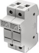 Qoltec Βάση Ασφάλειας για Φωτοβολταϊκά 2P, 1000V, 20A, 10x38mm, με Ασφάλεια DC