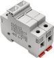 Qoltec Βάση Ασφάλειας για Φωτοβολταϊκά 2P, 1000V, 20A, 10x38mm, με Ασφάλεια DC