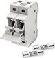 Qoltec Βάση Ασφάλειας για Φωτοβολταϊκά 2P, 1000V, 20A, 10x38mm, με Ασφάλεια DC