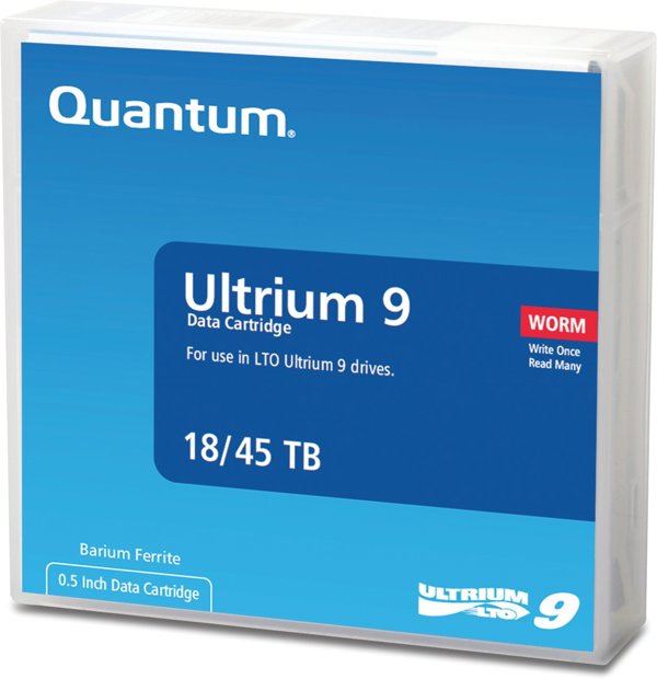 Κασέτα Μέσων QUANTUM LTO Ultrium 9 WORM που παραγγέλλεται μόνο σε συσκευασία των 20