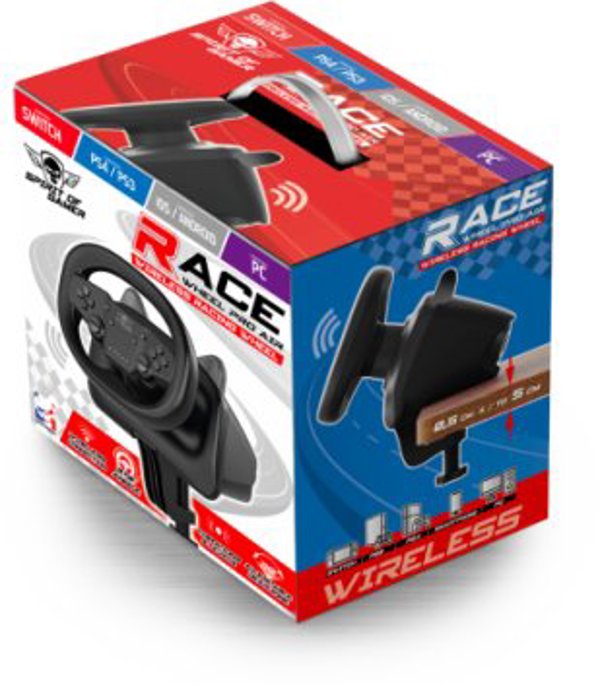 R-ACE Τροχός Pro AIR Μαύρο