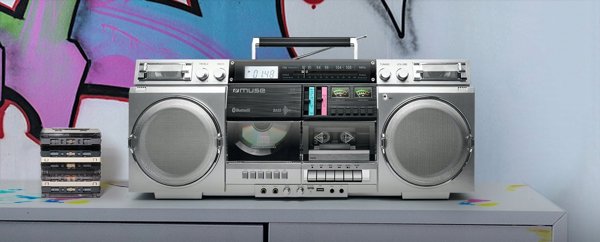 Ραδιόφωνο Muse BOOMBOX MUSE M-380 GBS GHETTO ασημί