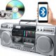 Ραδιόφωνο Muse BOOMBOX MUSE M-380 GBS GHETTO ασημί