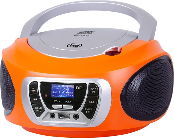 Ραδιοκασετόφωνο Trevi CMP51009 πορτοκαλί