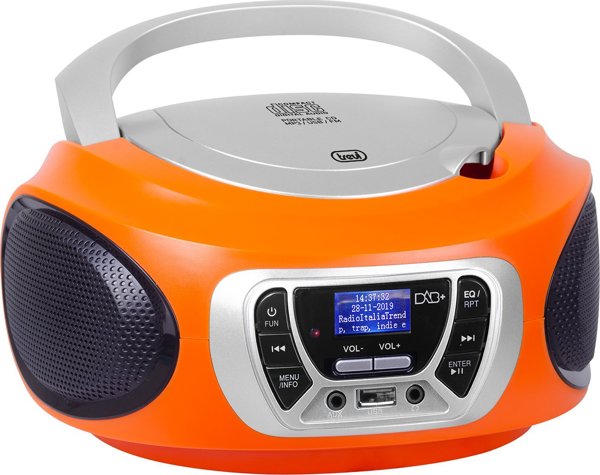 Ραδιοκασετόφωνο Trevi CMP51009 πορτοκαλί
