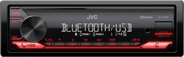 Ραδιόφωνο αυτοκινήτου JVC JVC, KD-X282BT USB MP3 μαγνητόφωνο με είσοδο AUX, Bluetooth
