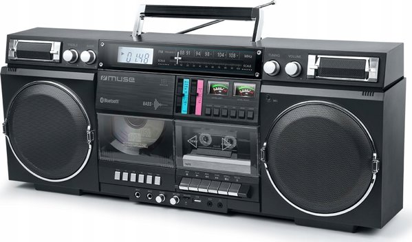 Muse Boombox M-380 GB Ραδιοκασετόφωνο, Μαύρο