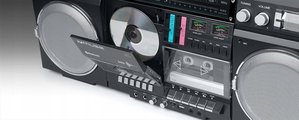 Muse Boombox M-380 GB Ραδιοκασετόφωνο, Μαύρο