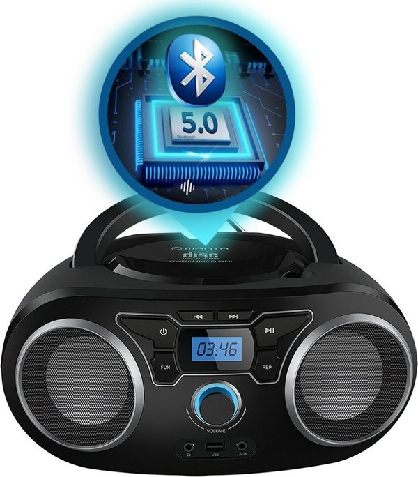 Radioodtwarzacz Manta BBX006 CD Radio Bluetooth MP3