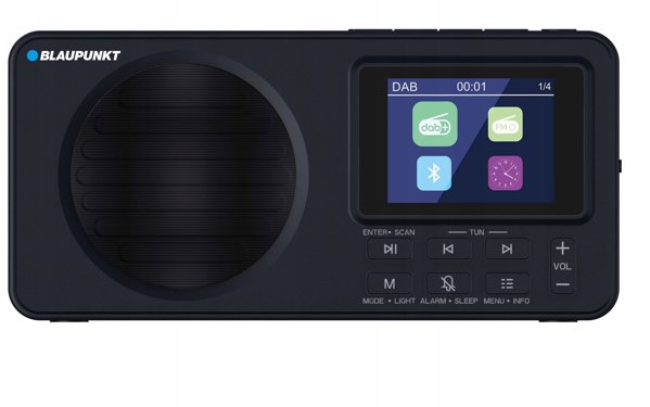 RADIO DR 6BK CYFROWE CZARNE AKUM. (DAB+/FM/RDS/BT/ZEGAR/ALARM)
