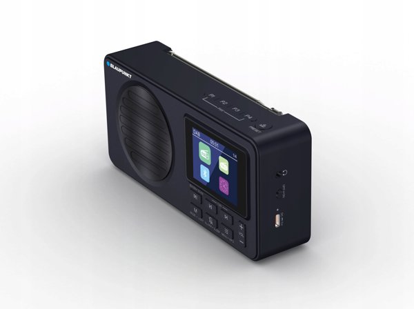 RADIO DR 6BK CYFROWE CZARNE AKUM. (DAB+/FM/RDS/BT/ZEGAR/ALARM)