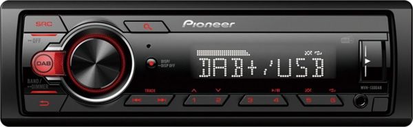 Pioneer MVH-130DAB Ραδιόφωνο Αυτοκινήτου 1-DIN με DAB/DAB+ και USB