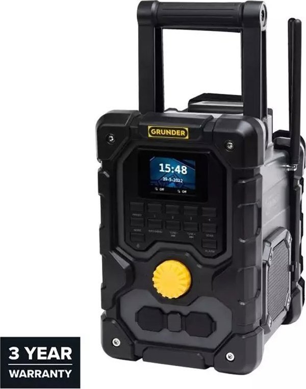 Ραδιόφωνο κατασκευής Sourcing CORDLESS RADIO GRUNDER DE-1005 18V