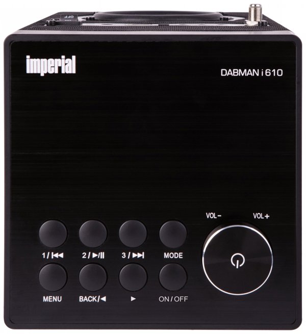 Ραδιόφωνο Imperial Imperial DABMAN i610, ραδιόφωνο (μαύρο, WLAN, Bluetooth, DAB+, FM)