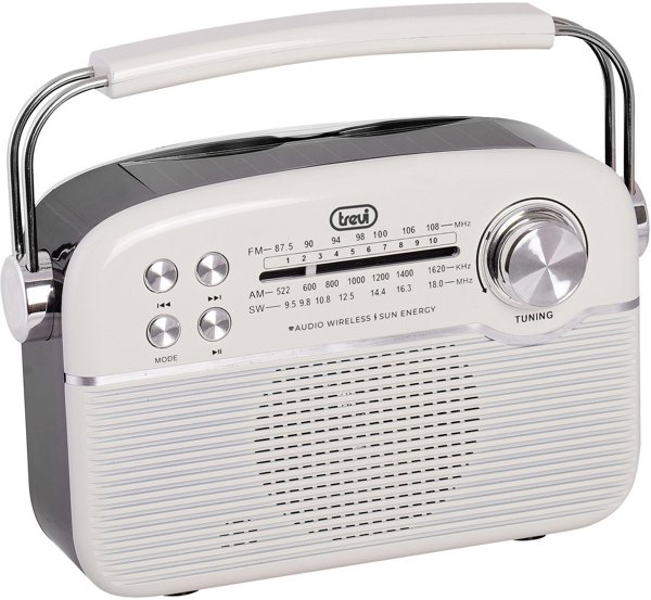 Radio Trevi solarne RA7F5001 white