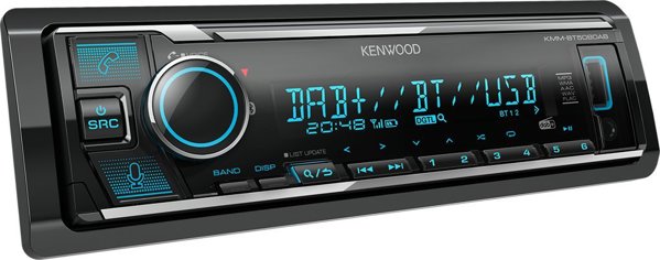 Kenwood KMM-BT508DAB Ραδιόφωνο Αυτοκινήτου 1 DIN με Bluetooth, Hands-Free & Υποστήριξη FLAC, Μαύρο