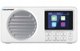 Ψηφιακό Ραδιόφωνο DR 6WH Λευκό με Μπαταρία (DAB+/FM/RDS/BT/Ρολόι/Ξυπνητήρι)